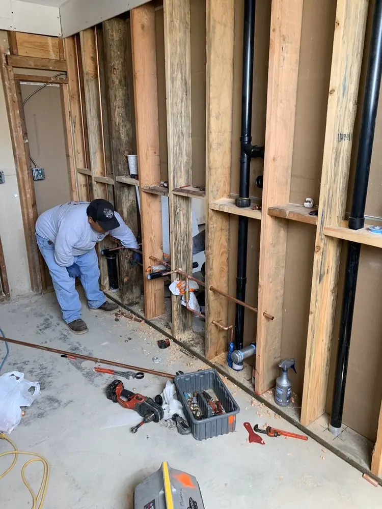Commercial rough-in plumbing for Water Heater Replacement in Sharonville
